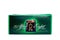 Green box package of mint dark chocolate thins After Eight isolated on white background close up