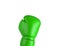Green boxing glove