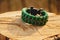 Green bracelet paracord