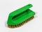 Green brass scrub brush