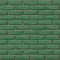 Green Brick wall texture seamless. Vector illustration stones wall