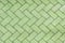 Green bricks tiled floor with zigzag pattern texture background