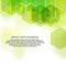 Green bright hexagon background. abstract vector illustration. eps 10