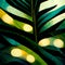 Green bright jungle leaves abstract background illustration