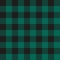 Green Buffalo Check Plaid Seamless Pattern - Classic style Green and black buffalo check flannel plaid. Vector seamless pattern. C