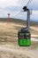 Green cable car
