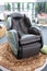 A green camouflage design robotic massage chair