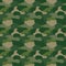 Green camouflage. Masking camo. Classic clothing print. Vector pattern