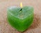 Green candle.
