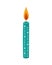 green candle birthday