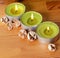 Green candles