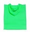 Green canvas shopping bag
