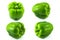 Green capsicum isolated