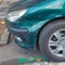 Green Car Damage