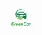 green Car logo design vector, Automotive logo design template