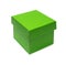 Green cardboard box