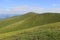 Green Carpathian mountains in Ukraine