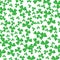 Green Cartoon Clover Leaves