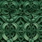 green carved marble ornaments texture , generated by AI