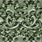 green carved marble ornaments texture , generated by AI