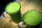 Green celery juice detoxifying drink