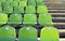 Green chairs