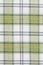 Green checked dish towel pattern