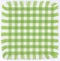 Green checkered fabric