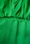 Green chiffon dress detail