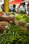 Green chilli at market in Colombo, Sri Lanka