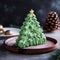 Green Christmas Tree Cake: A Festive Buche De Noel Dessert