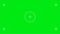 Green chroma key. VFX motion tracking markers