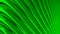 Green chrome metallic background, shiny striped 3D metal abstract background