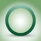 a green circular button on a green background