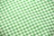 Green classic checkered table cloth