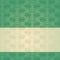 Green classical oriental floral horizontal banner