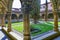 Green Cloister Santa Maria Novella Church Florence Italy