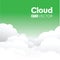 Green cloud background