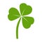 Green clover leaf