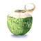 Green coconut, water drink