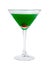 Green coctail drink