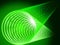 Green Coil Background Shows Shining And Tube