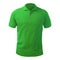 Green Collared Shirt Design Template