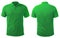 Green Collared Shirt Design Template