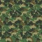 Green color abstract camouflage seamless pattern Vector background. Modern military style camo art design backdrop.