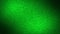 Green color glowing technology particle moving over dark background, futuristic particles background