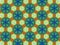 Green color Pattern Mandala With Abstract Floral And Leave Style. Repeating Sample Figure And Line. For Modern Interiors