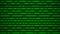 Green colored binary code in black background