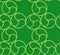 Green Commashaped seamless Japanese pattern