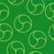 Green Commashaped seamless Japanese pattern